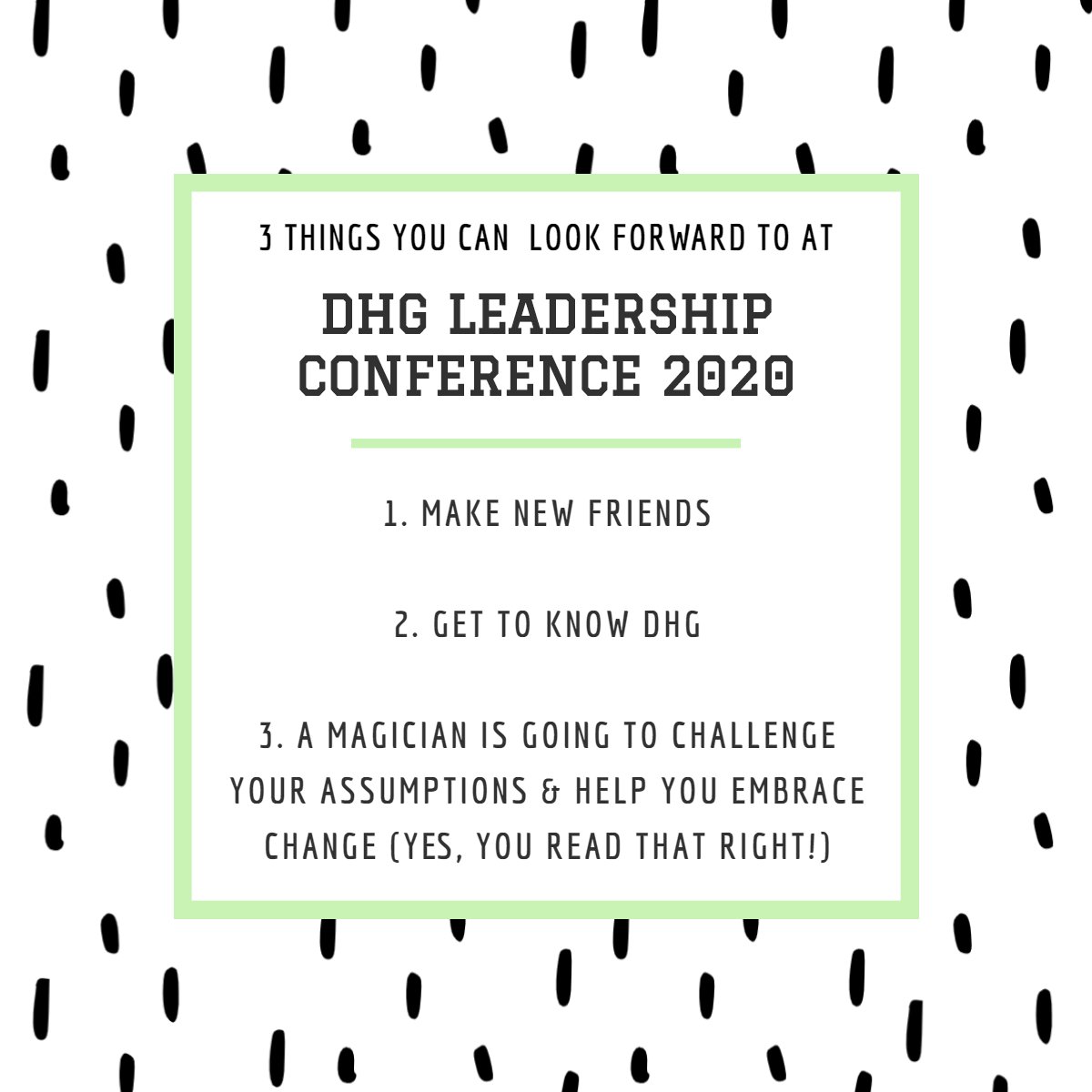 LifeatDHG's tweet photo. Today is Day 1 of our 2020 Leadership Conference! Checkout 3 things student attendees can look forward to learn during this year's conference.

#DHGLC20 #LearnGrowGo https://t.co/CZm7Dk5Q9f