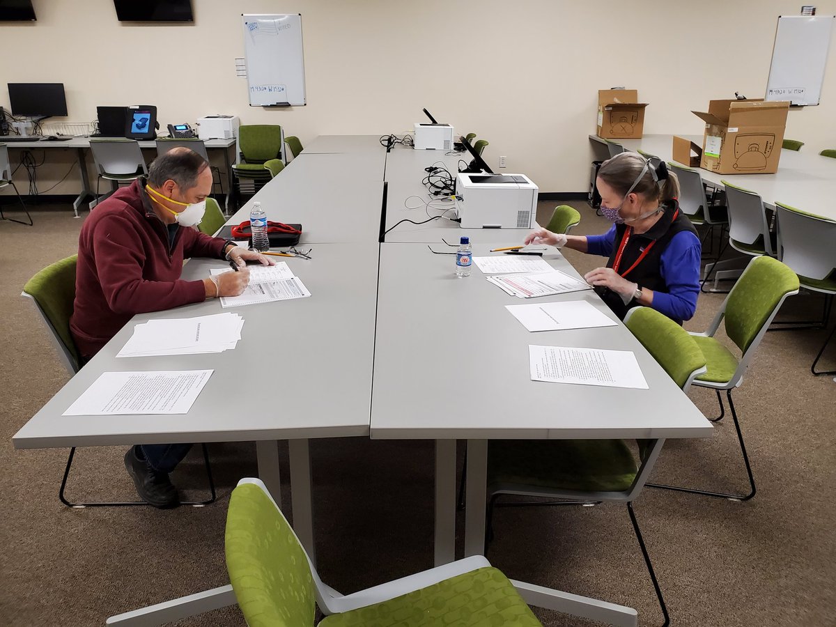 KoppesCarly's tweet photo. Weld County Public Logic and Accuracy testing have begun! #2020StatePrimary #weldvotes https://t.co/vF2CL4KvDr