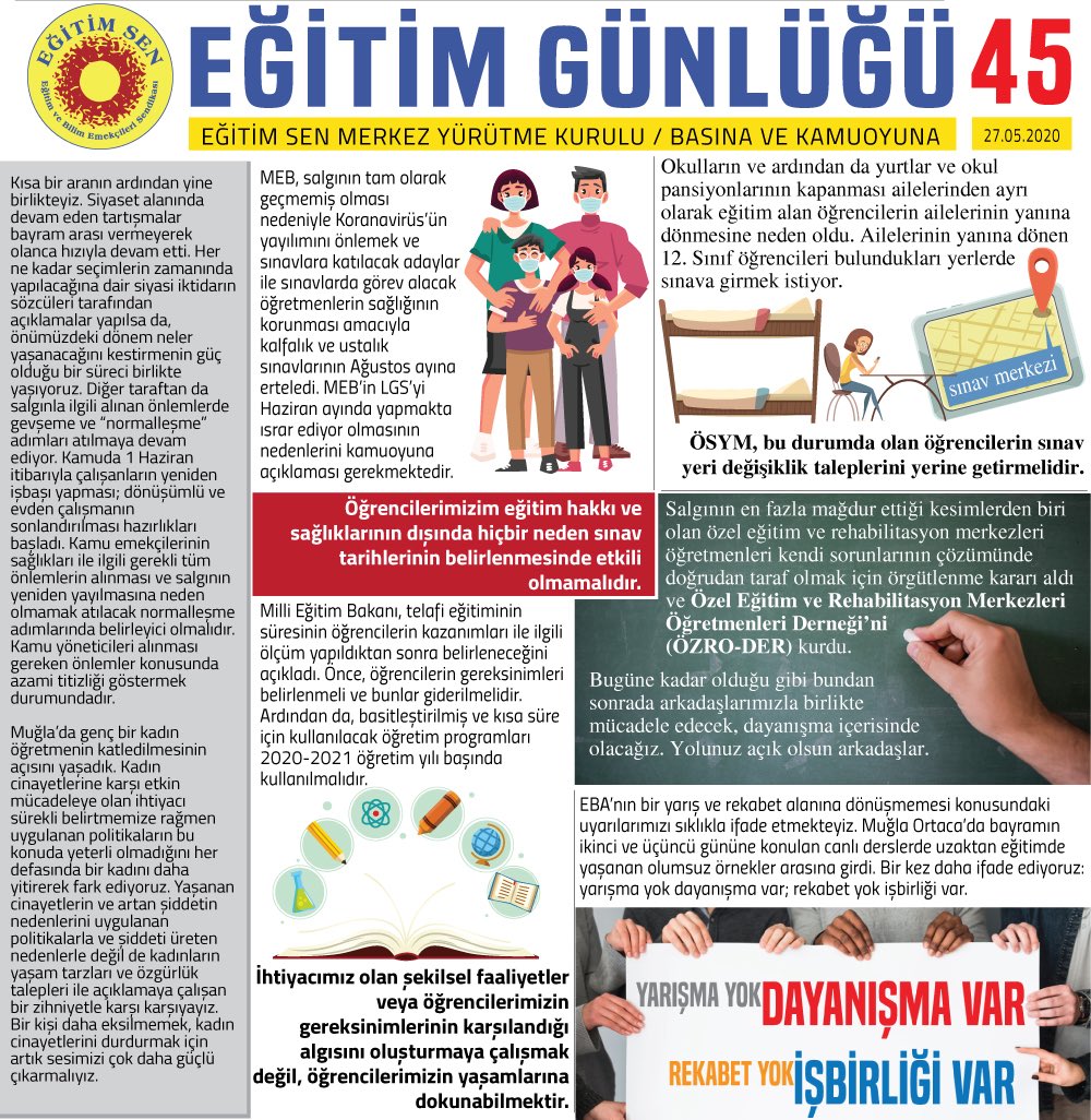 ozbozdogan's tweet photo. Eğitim Sen diyor ki,
📍Özel Eğitim ve Rehabilitasyon Merkezleri Öğretmenleri Derneği kuruldu. Bu alanın emekçileri artık kendi sorunlarının çözümünde taraf olacak. ÖZRO-DER’le dayanışma içinde mücadele edeceğiz. Yolunuz açık olsun arkadaşlar. https://t.co/zHOyHzsqyu
