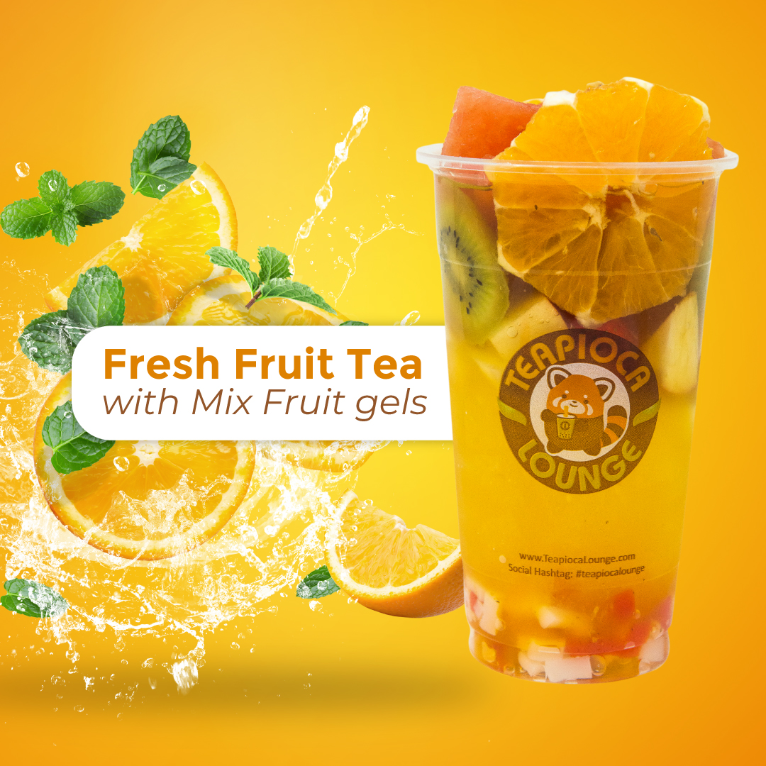 teapiocalounge's tweet photo. A delicious and refreshing beverage topped with succulent fruit!
#teapiocalounge #fruittea https://t.co/TjzkSEE9lr