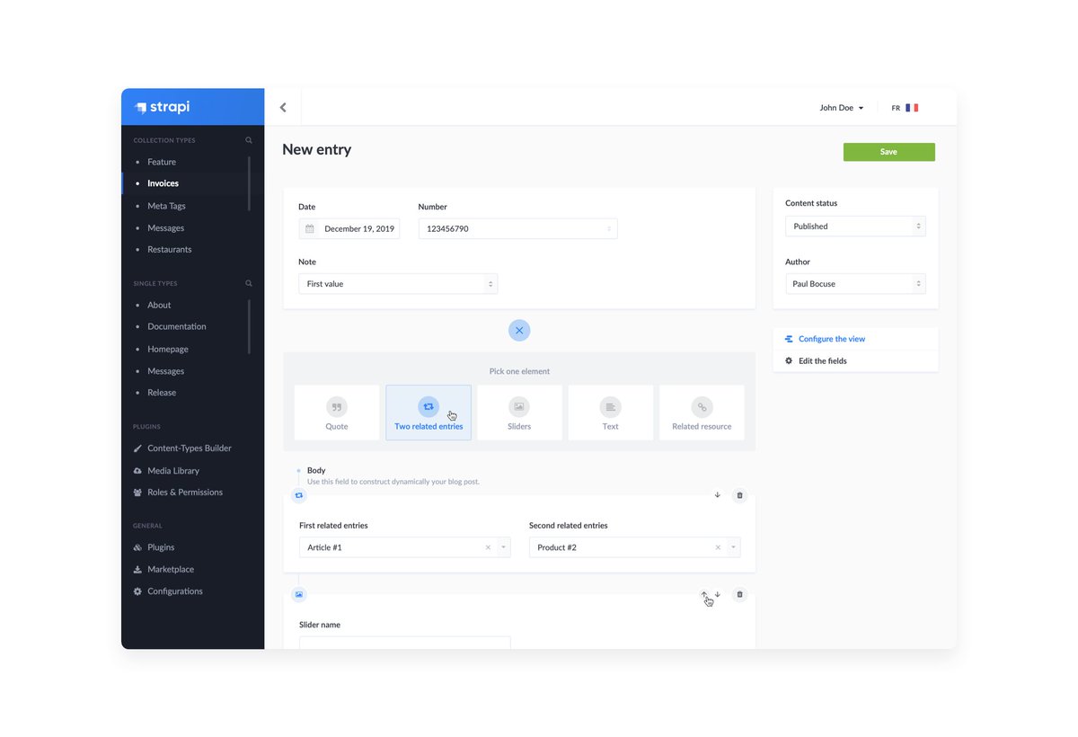 strapijs's tweet photo. π Features in the stable versionπ
@strapijs is a fully customizable headless CMS with:
π₯ Content Type Builder
π₯ Content Manager
π₯ Dynamic Zones
π₯ Media Library
And more: https://t.co/NwXLg9qywK
#StrapiStable #Release #Features https://t.co/uLE2HLc7ZX