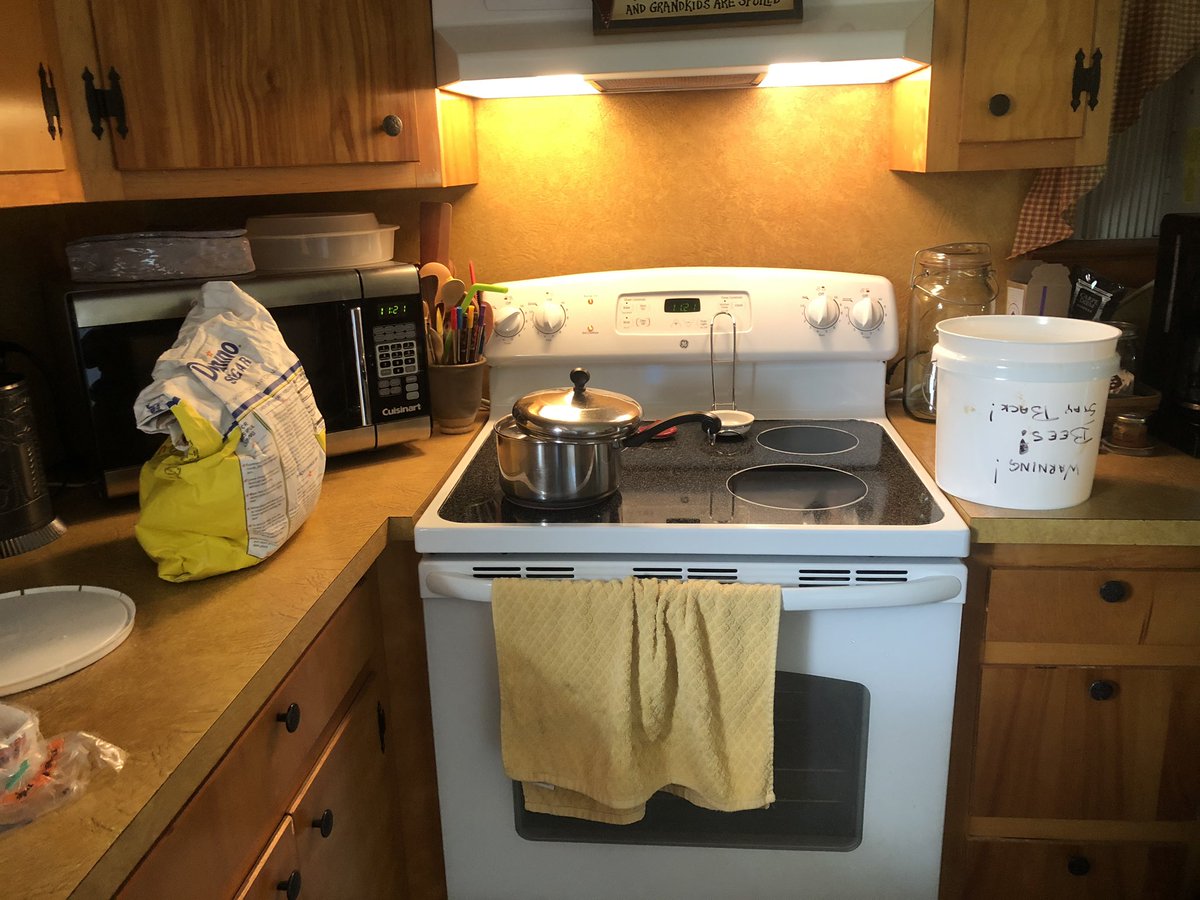 Patch_The_Medic's tweet image. Makin some bee food!! Time to see the bees today!!!! :D 🐝😄 #PercysLab #buzzbuzz