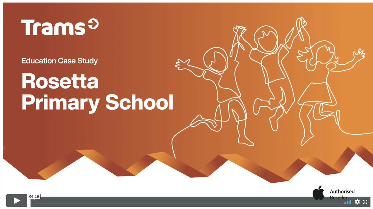 tramseducation's tweet photo. See the latest Case Study from the Trams Education Team with @RosettaPrimary School. Rosetta are an Apple Regional Training Centre who focus on children’s learning with technology. #edtech #ipad #casestudies 
https://t.co/ITqfi6VSZp https://t.co/r81KZaLImH