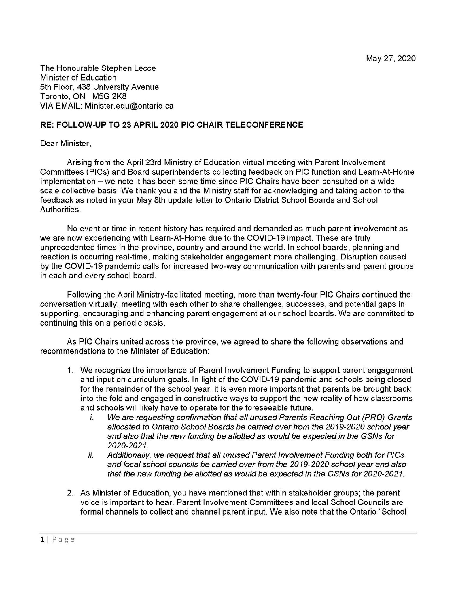 Toronto Catholic Parent Involvement Committee on Twitter "tcdsb