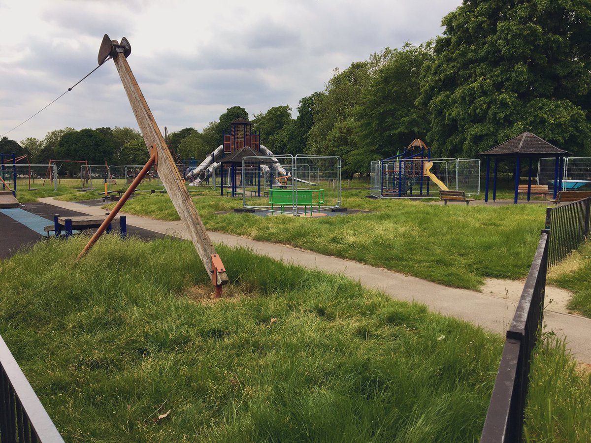 So in love with the uncut grass in my local playground. Really adds to the apocalyptic vibe.
