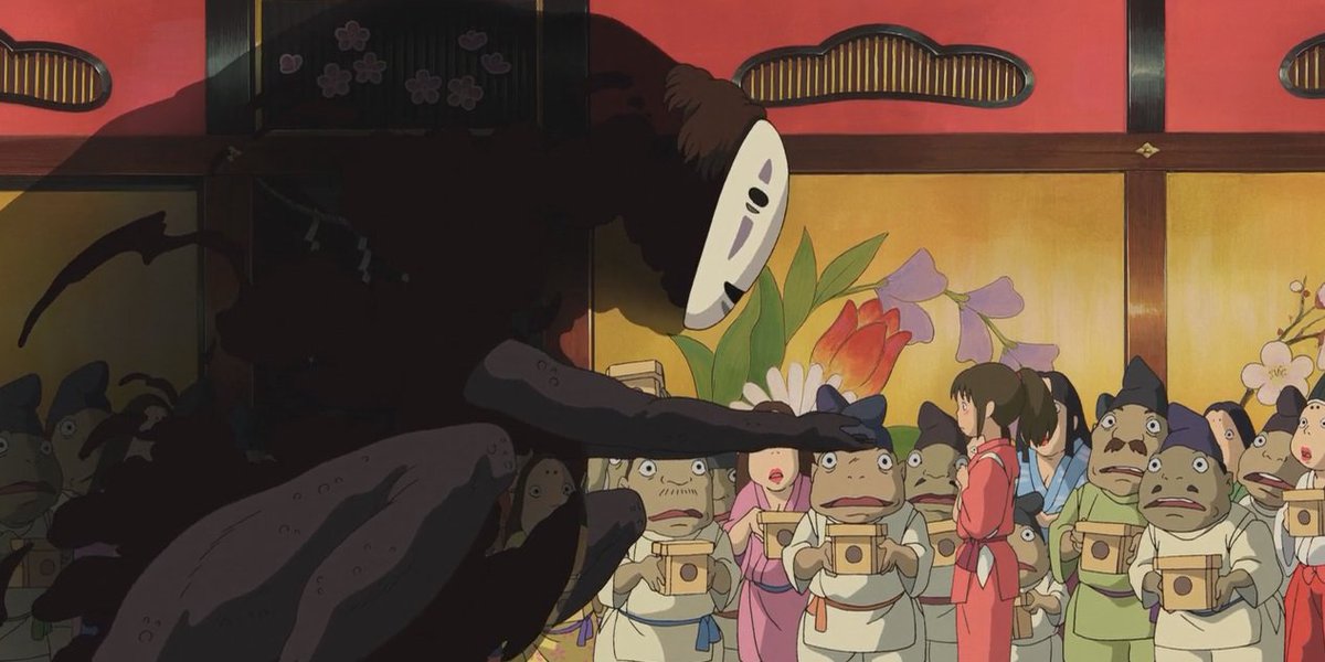With Ghibli movies finally streaming on HBO Max, it’s a great time to revisit Spirited Away. It’s almost two decades old, but it feels timeless -- here are some of my favorite details and tidbits that have kept me coming back: (thread)