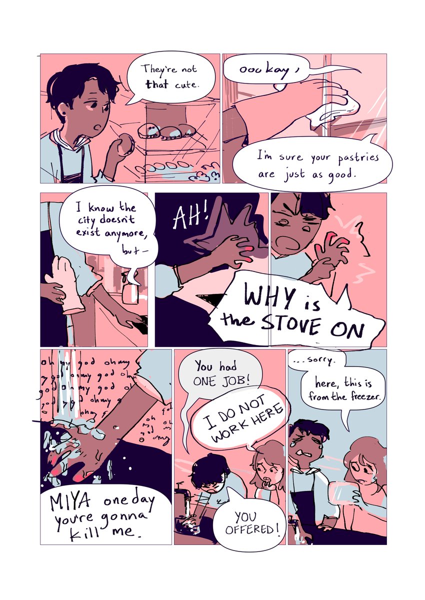 thank you so much to shortbox for the mini grant ???I woke up with the news and I knew it was gonna be a good day,, in honor of that here is some of the comic I am working on (1/2) 