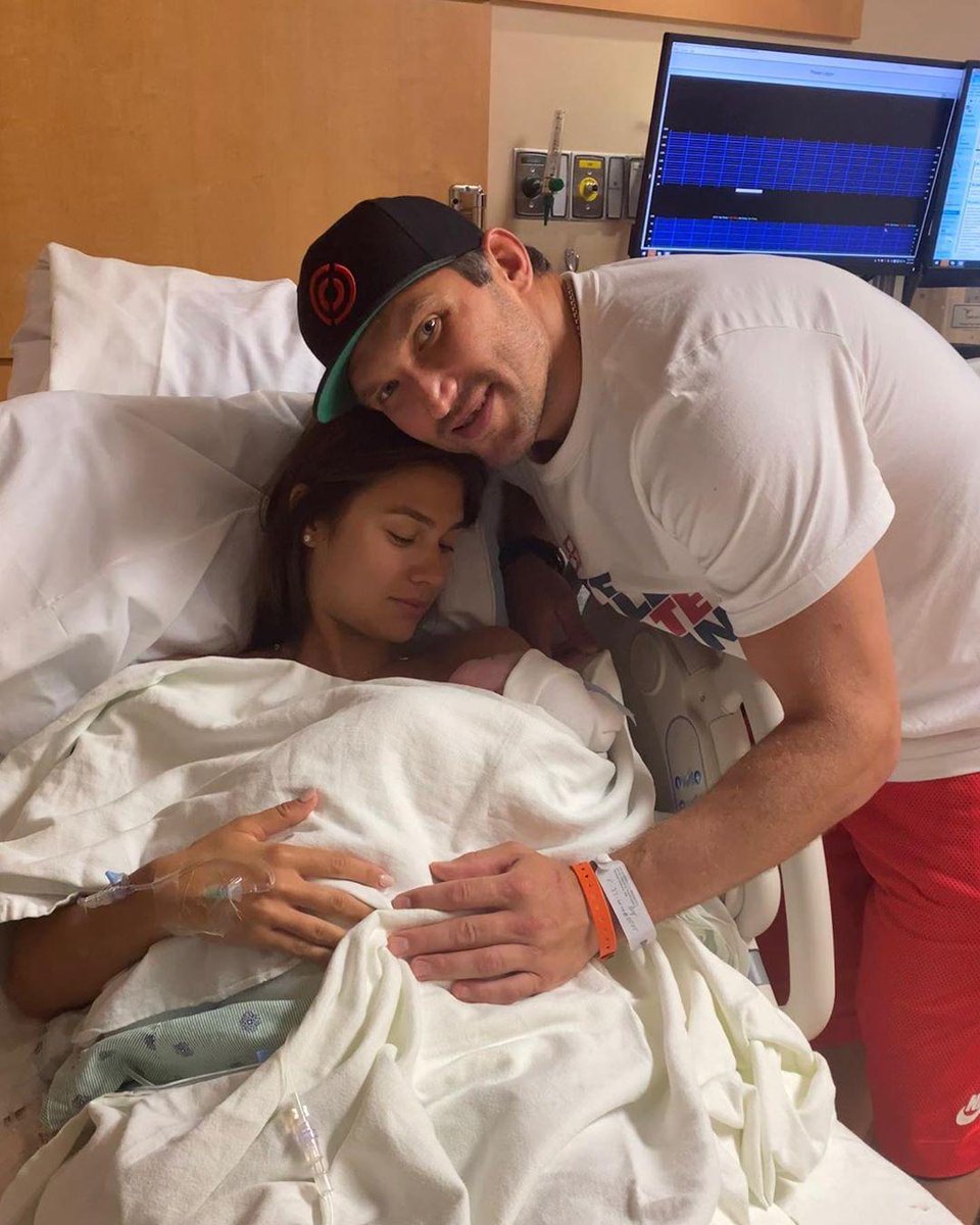 NHL's tweet photo. The Ovechkin top line is now complete. 👶🏻👏

(📷 @ovi8, IG/aleksandrovechkinofficial) https://t.co/aqlFcUwzaA