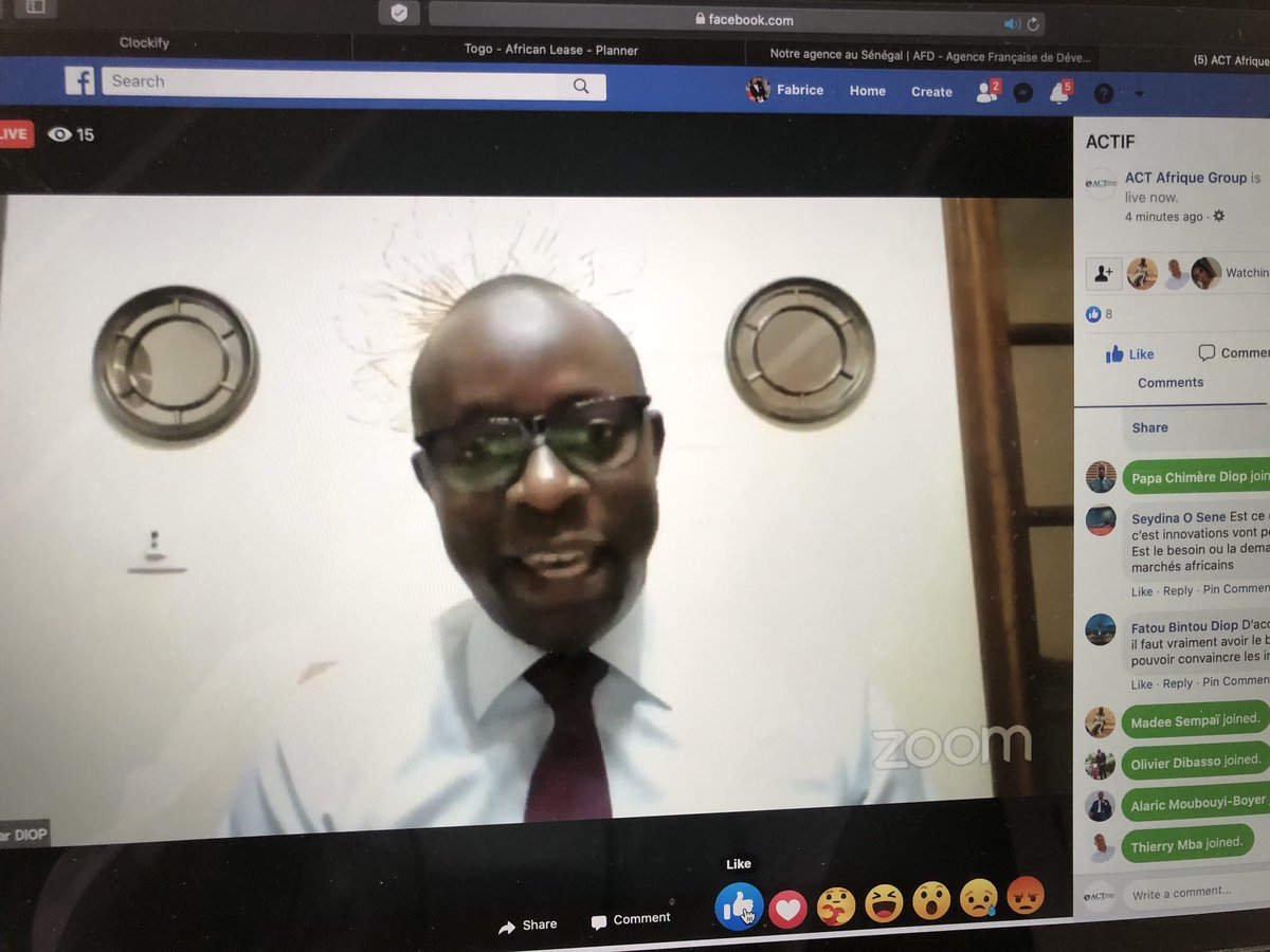 Omar Diop que notre live: « On ne fait pas l’innovation per se. L’innovation doit être rentable. » #innovation