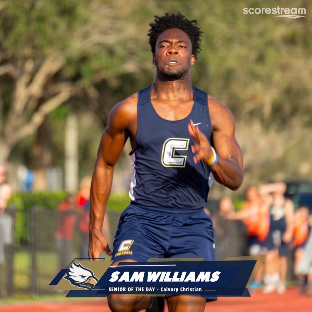 GOCCAEAGLES's tweet photo. Meet Samuel Williams, CCA Senior of the Day! π¦
Learn about his experience as an Eagle and his high level of competitiveness here: https://t.co/YImM8orM63
#GOEAGLES #WeAreCalvary #SeniorOfTheDay #StudentAthlete #CCATrackAndField #TrackAndField #Varsity #HighSchoolSports https://t.co/KougZxW8Fu