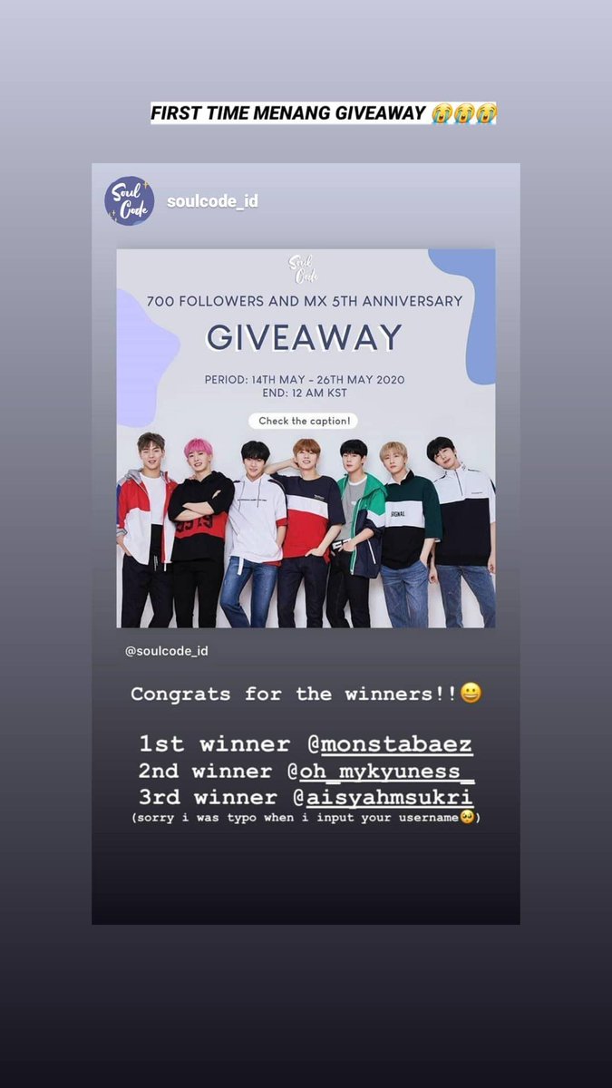 httpdewr's tweet image. GUESS WHO JUST WON A GIVEAWAY FOR THE FIRST TIME IN HER ENTIRE LIFE? 😭🥺 

Thank you @Soulcode_ID for your giveaway ❤❤