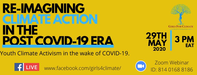 @TabiJoda1 @TimChristo @JoyceMsuya @MumbaMusondam @andersen_inger @UNEP_Africa @UNEP @ThandieMwape @OppahMuchinguri @PaulKagame @MagufuliJP Pls join us for the event with @girls4climate