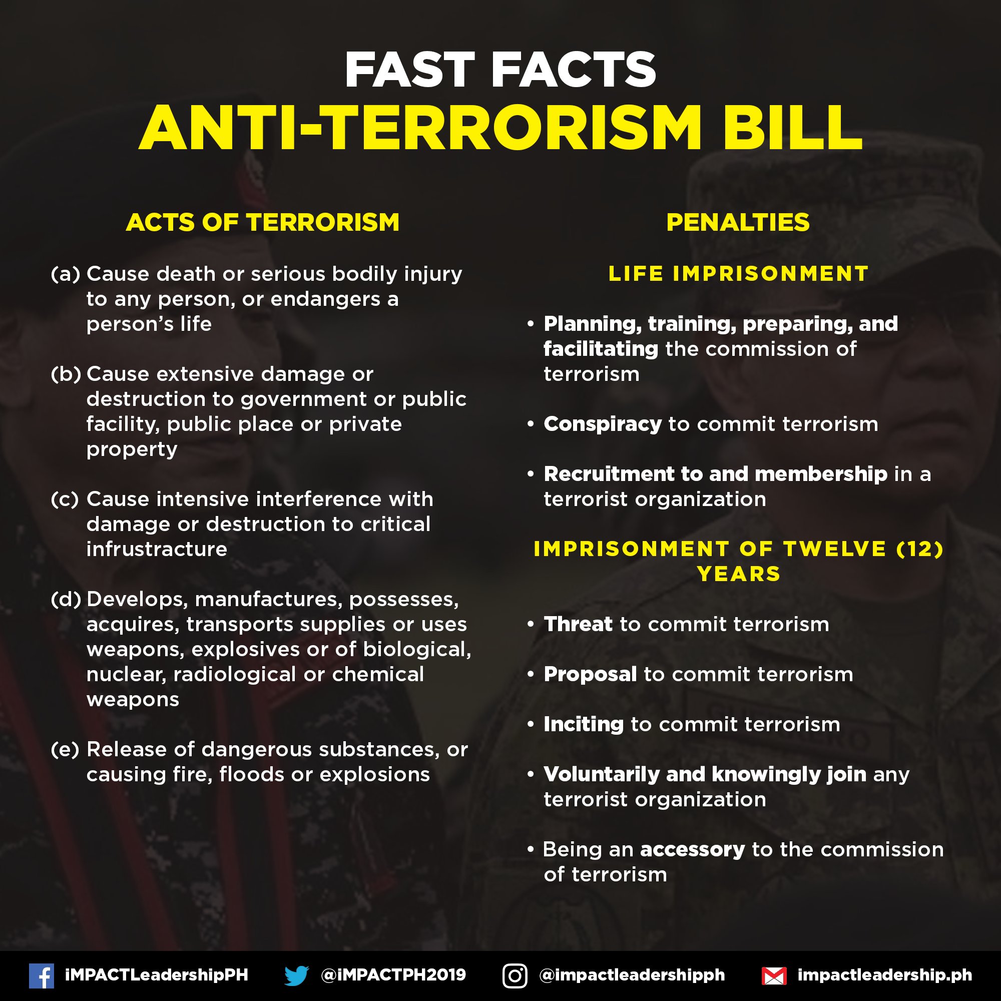 mayka on Twitter "ALERT AntiTerrorism Bill to be tackled by the