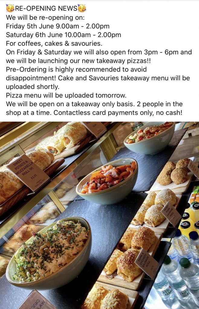 REOPENING FRIDAY 5th JUNE. 9am - See you there 😄😄