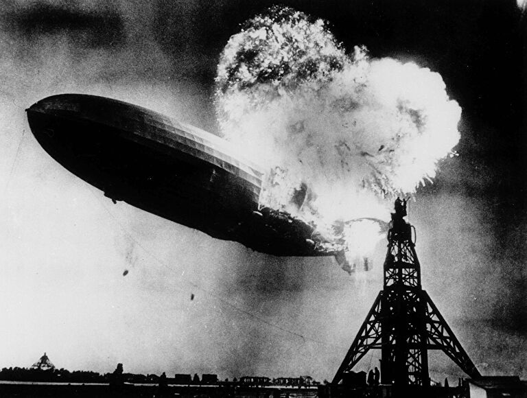 Le crash du dirigeable Hindenburg