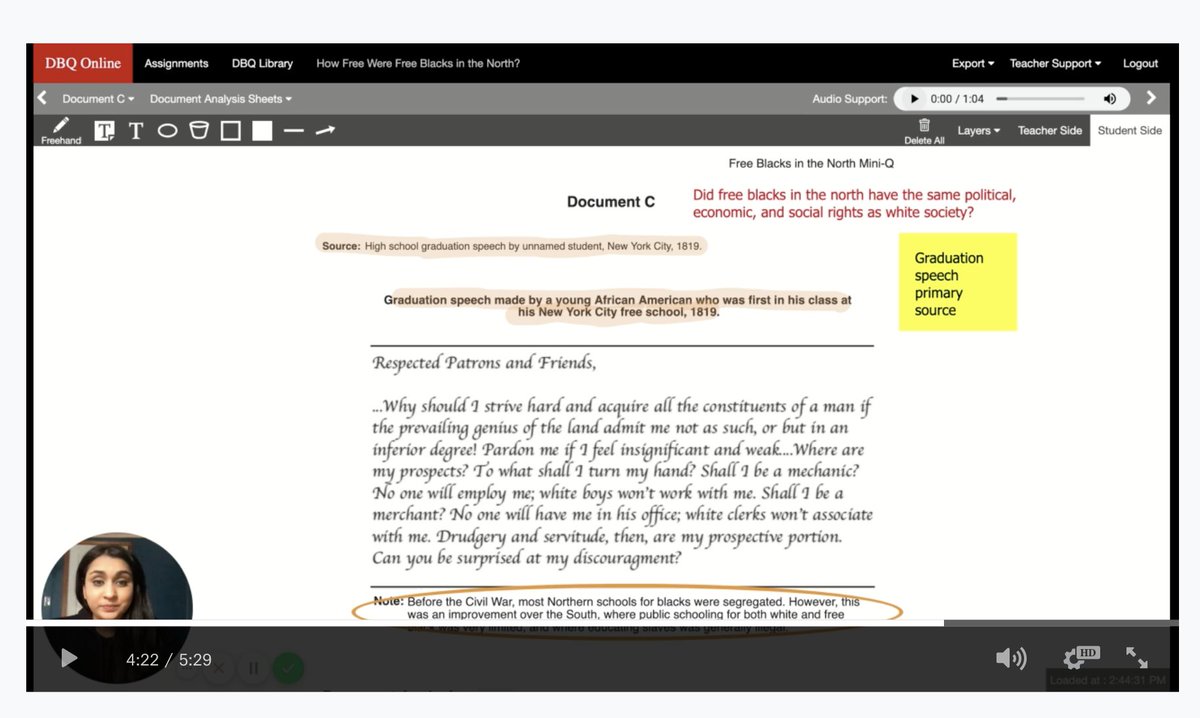 DBQProject's tweet photo. Looking forward to next school year, we are working on customizing lessons for students learning remotely and customizing professional learning for teachers who are also learning remotely.  #sschat #edchat #covid19teaching  Shout out to all the teachers working to find solutions! https://t.co/r9PBnKibFs