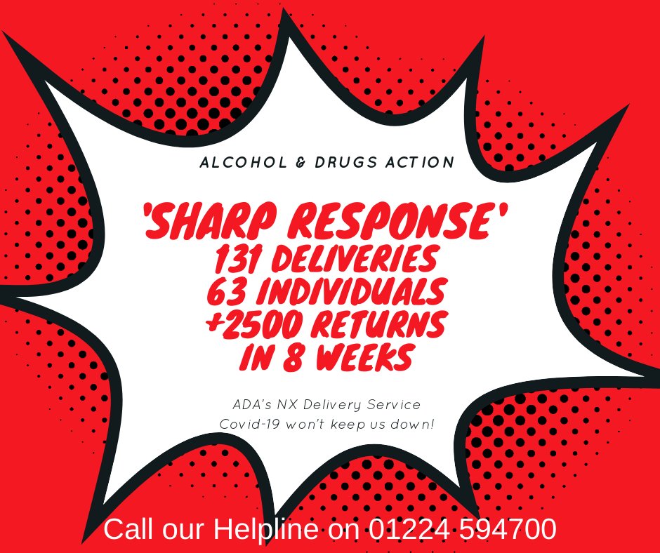 AlcDrugsAction's tweet image. Good to see other services introducing new initiatives and (Guardian). 👏 Here in the NE, our &apos;Sharp Response&apos; has home-delivered over the past 8 weeks. Some may recall the 
@pressjournal article earlier this month. Out on the road as usual tomorrow pm. #reduceharm #sharpresponse