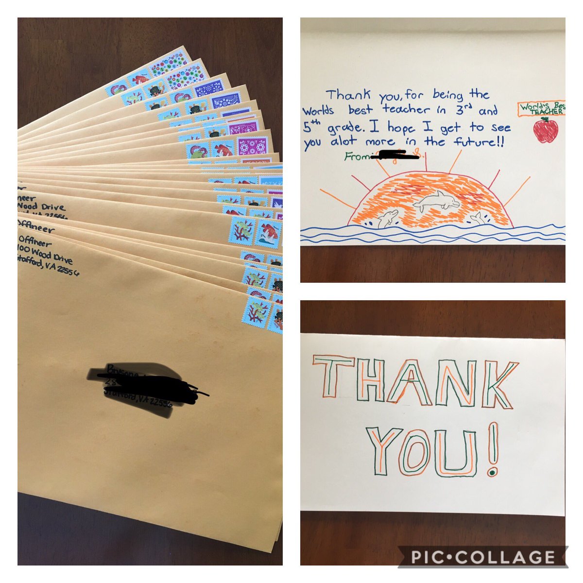 Got this letter as I was sending my final letter and awards to my gators. It just made my day!! 🐊🧡💚