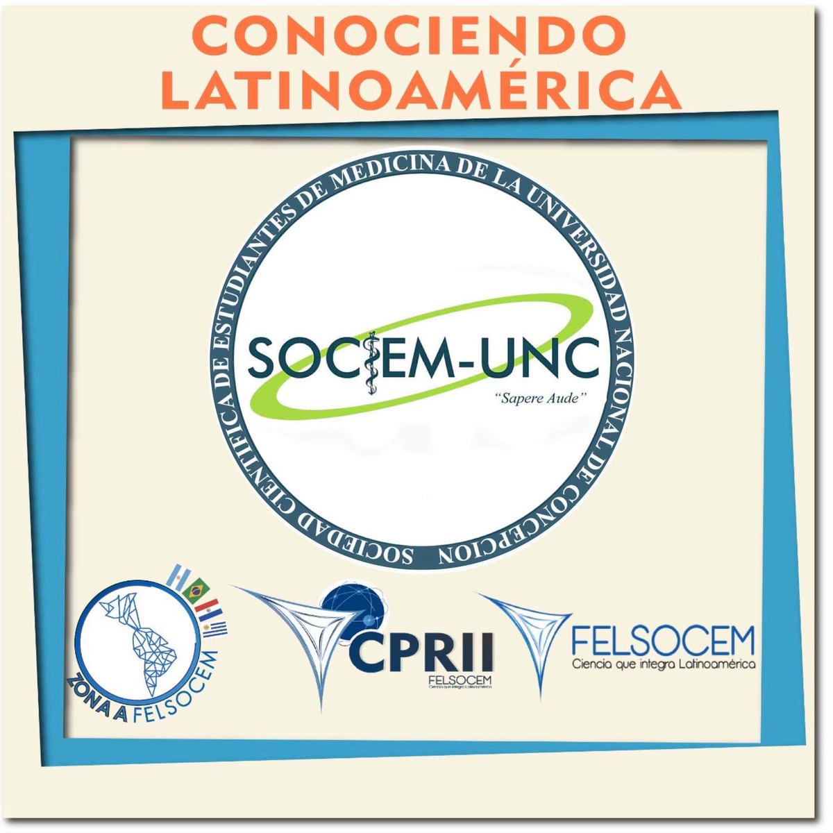 CpriiFelsocem's tweet photo. 🌎CONOCIENDO LATINOAMÉRICA - 
SOCIEM UNC💙
📍Pais y ciudad: Paraguay, Concepción 

Facebook:https://t.co/Cs60NPC8YZ

📌Instagram: https://t.co/jugQTdxFzF

#ConociendoLatinoamerica #CPRII #FELSOCEM #ZonaA_FELSOCEM #SOCIEM_UNC #Paraguay https://t.co/4MqAgzau9S