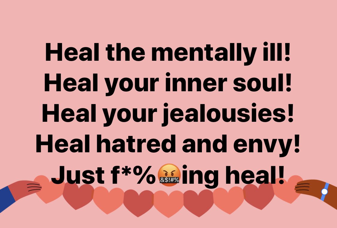 lenymarstar's tweet photo. People need to heal in order to stop verbal, physical, and mental abuse. Violence needs to stop 🛑 it isn’t power at all😢 if anything it’s the ☠️ death ☠️ of humanity. #LoveOverHate https://t.co/1k7KYrQvPx