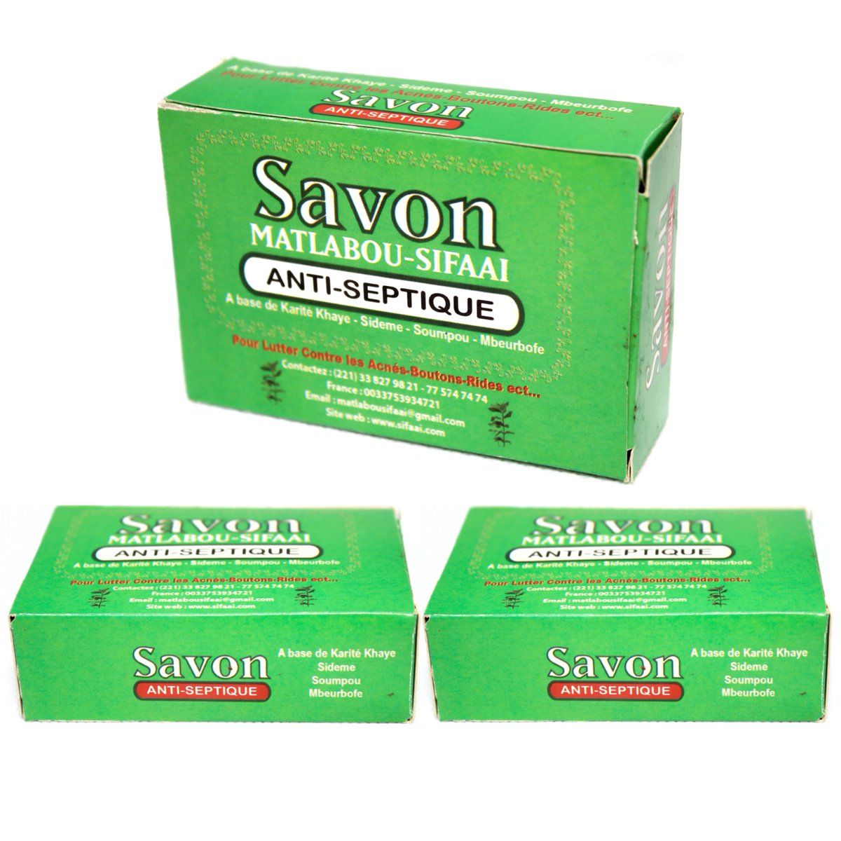 matlabousifaai's tweet photo. SAVON ANTI-SEPTIQUE à base de Karité et de plantes (Sidéme, Khaye, Soumpe, Mbeurbofe, etc).
Pour lutter contre : Ndokhoum Siti, Boutons, Acnés, Problèmes Dermatoses, Enlève les mauvais sort.
•
🏷Prix : 2.500F
☎️33 827 98 21 - 77 323 56 57
#Sante #medecine #healthcare #Covid_19 https://t.co/jQHmqb5al6