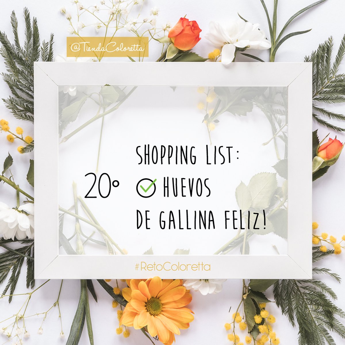 TiendaColoretta's tweet photo. ¡Si, los huevos de gallina criada con amor, en el campo, al aire libre, sin hormonas y concentrados son huevos orgánicos y felices! 💛 Cuida lo que consumes y cuida el medio ambiente. ¡Únete al #RetoColoretta! https://t.co/cXfVwhfl21