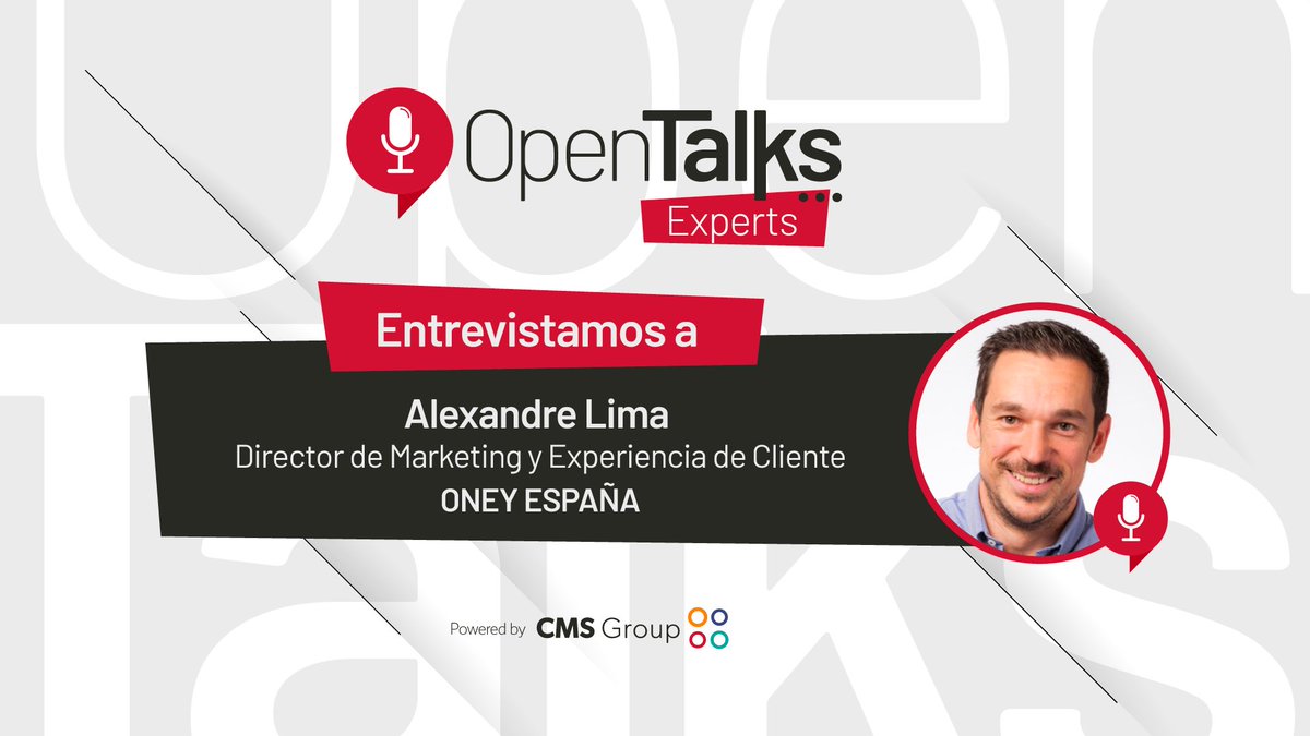 OpenHubNewsEU's tweet photo. #CMSOpenTalks: Descubre el lado positivo del #COVID19 junto a Alexandre Lima, Director de Marketing y Experiencia de Cliente de #OneyEspaña.
Entrevista completa en: https://t.co/dkz1jEknlD
#ConsumerFinance #Credit https://t.co/bGaiPawJvH