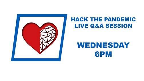 HackPandemic's tweet photo. Just one hour to go before our live Q&amp;A session on Facebook:

https://t.co/7fJSN1cAqA https://t.co/h6FwJffZpR