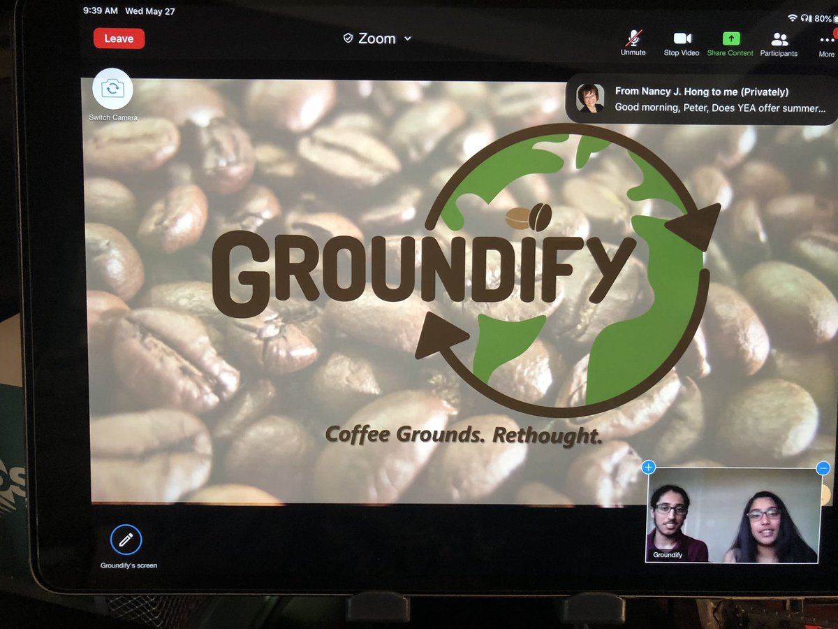 YEAFrisco's tweet photo. Congratulations YEA! Frisco Alumni CEO of Groundify, Gurnoor Narula and Arshia Narula for an outstanding presentation to 1MC Frisco this morning. “Entrepreneurship is neither a science nor an art. It is a practice.” – Peter Drucker, management consultant, educator, and author https://t.co/JMmJeZElTJ
