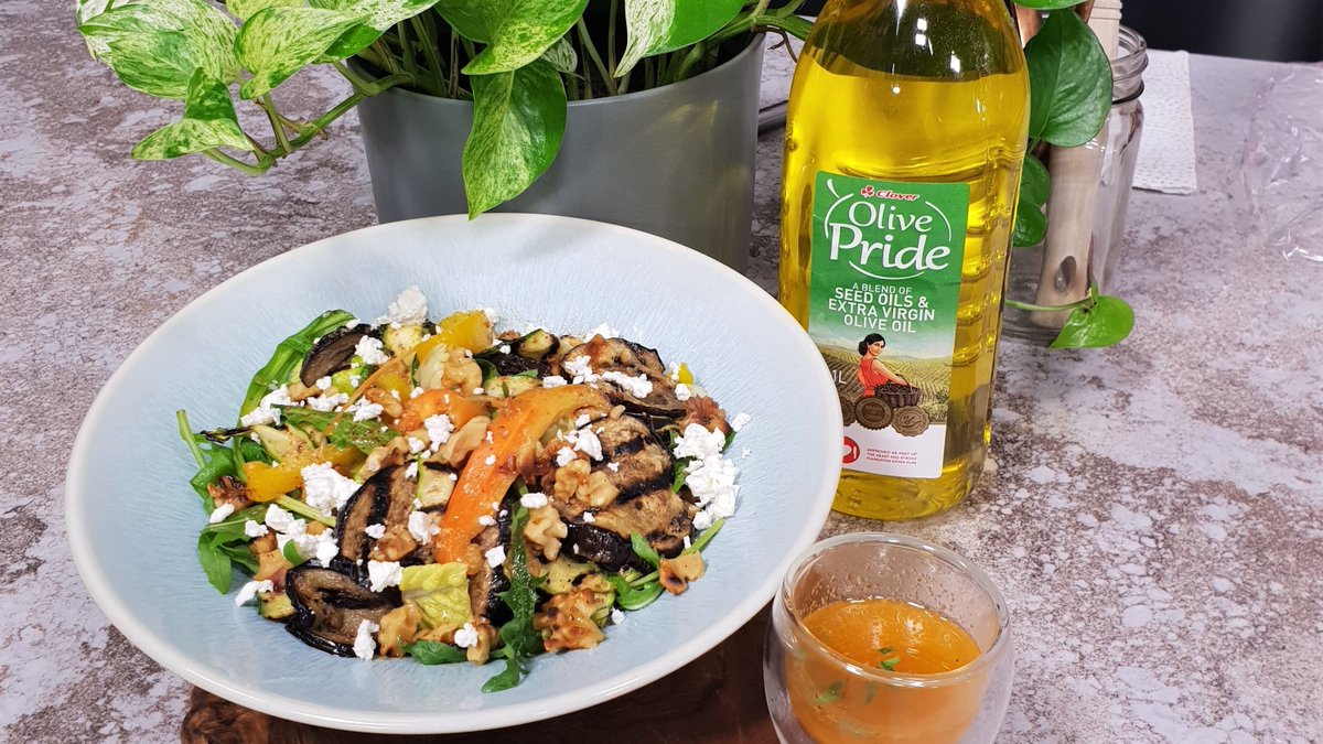 This wintry veg salad will not only warm the belly but be a delight for a hungry vegetarian, &amp; an adventurous side for any meat lovers. 

Either way, the flavours &amp; Clover <a href="/Olive_Pride/">Olive Pride</a> Oil are guaranteed to harmoniously come together. bit.ly/3goUsvo #AfternoonExpress