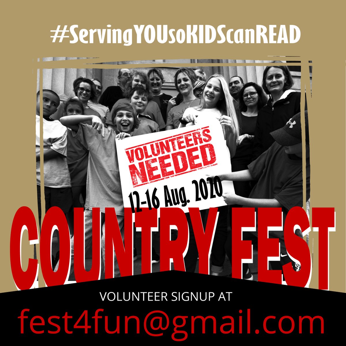 CDCUpperWI's tweet image. VOLUNTEER TO SUPPORT THESE GREAT KIDS! sign up at fest4fun@gmail.com today! We are diligently adhering to all COVID-19 precautions and will keep all volunteers up to date on event planning. Thank you for your support!
#ServingYOUsoKIDScanREAD