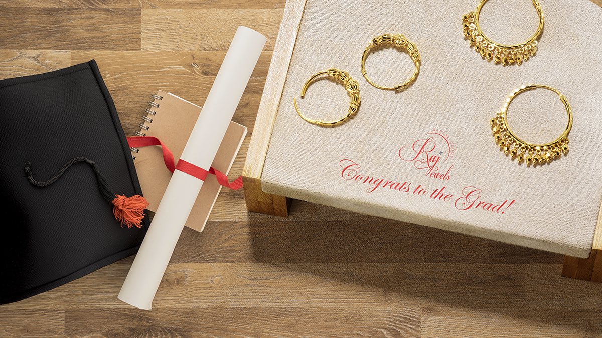 We are celebrating the class of 2020! Shop  curated designs in #22kgold &amp; sparkling diamonds: bit.ly/3eoEAaj. #Graduation2020 #gradgifts
