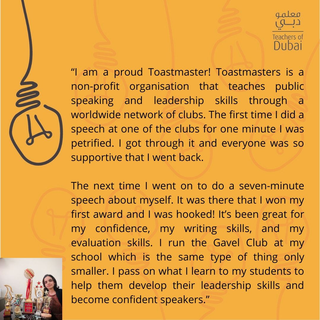 TeachersOfDubai's tweet photo. "It’s been great for my confidence, my writing skills, and my evaluation skills." 
#Teachers #Teaching #DubaiSchools  #TeachersMatter #TeacherAppreciation #ThankYouTeacher #TeacherToTeacher #TeacherExperience #ClassroomStories #Gratitude #MyDubai #Dubai #UAE #InThisTogetherDubai https://t.co/CBW4LUw2Cm