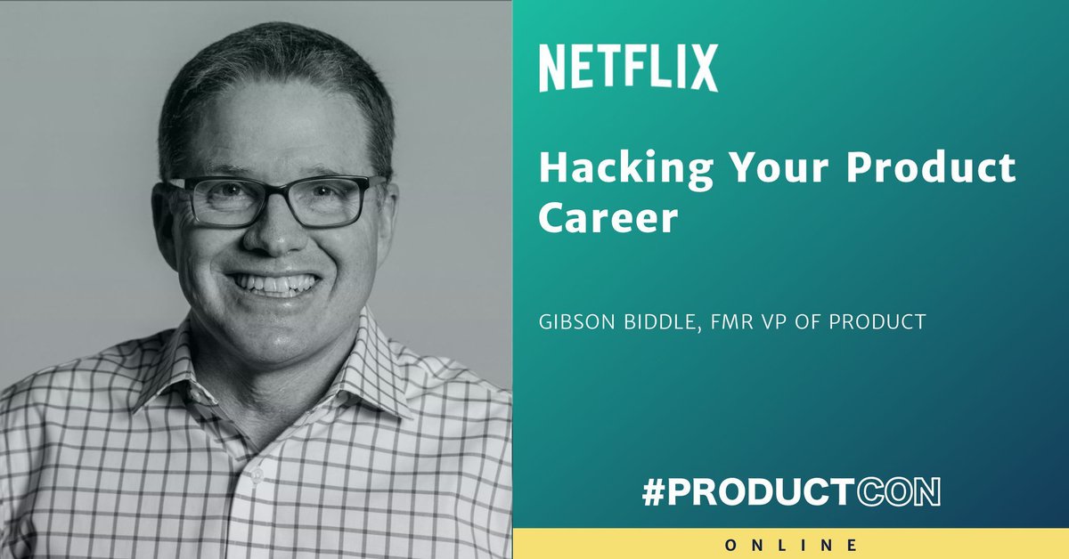 We're excited to kick off #ProductCon and #WorldProductDay with our first speaker, Gibson Biddle! 🙌

<a href="/gibsonbiddle/">Gibson Biddle</a> is the former VP of Product at Netflix and will be guiding us through hacking your Product Career!

Catch the live stream here! 👇 
bit.ly/2X8c0nU