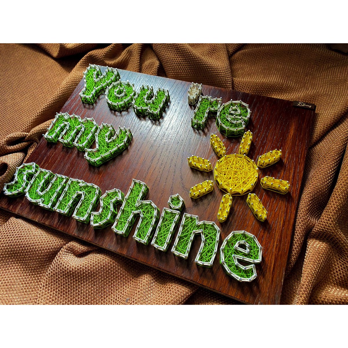 i_stringart's tweet photo. You’re my sunshine ☀️♥️
•Now you can Customize any design, colors, names, size😉✨
For orders DM us or WhatsApp on 01098776306.
•
•
•
•
#i_string #stringartegypt #stringart #stringartdesign #stringartdecor #stringartsign #giftsforher #giftideas #sunshine https://t.co/6k3Y9D3HU7