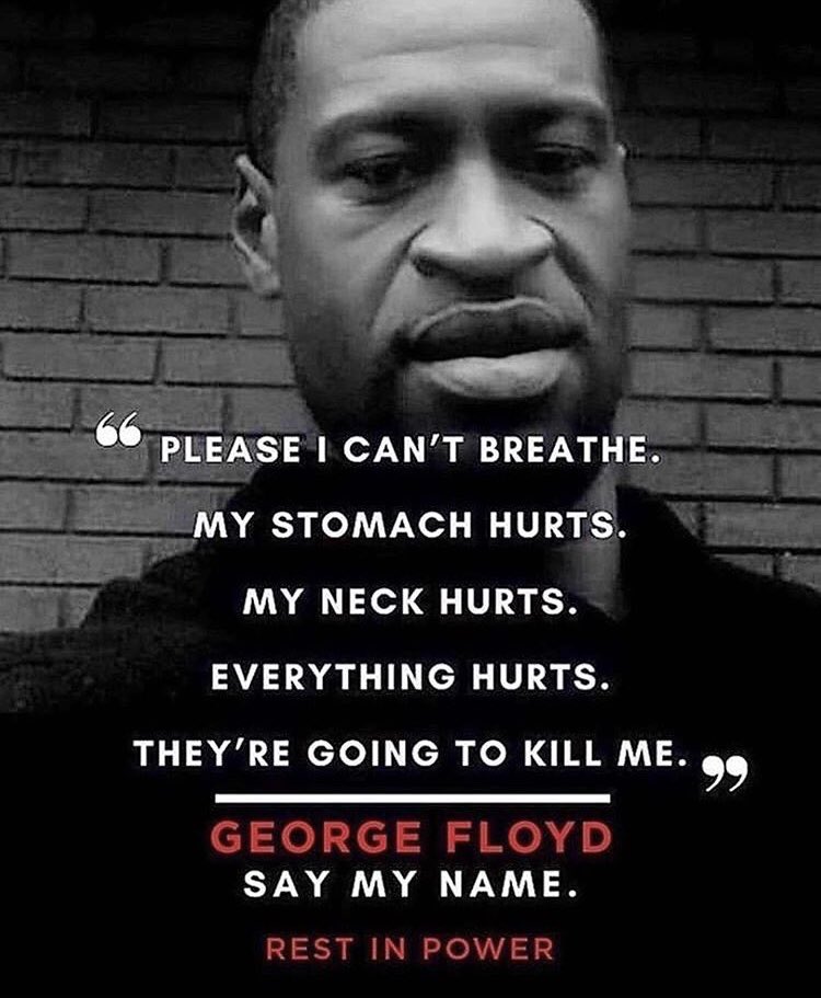 #icantbreathe #GeorgeLloyd #rip ✊🏿