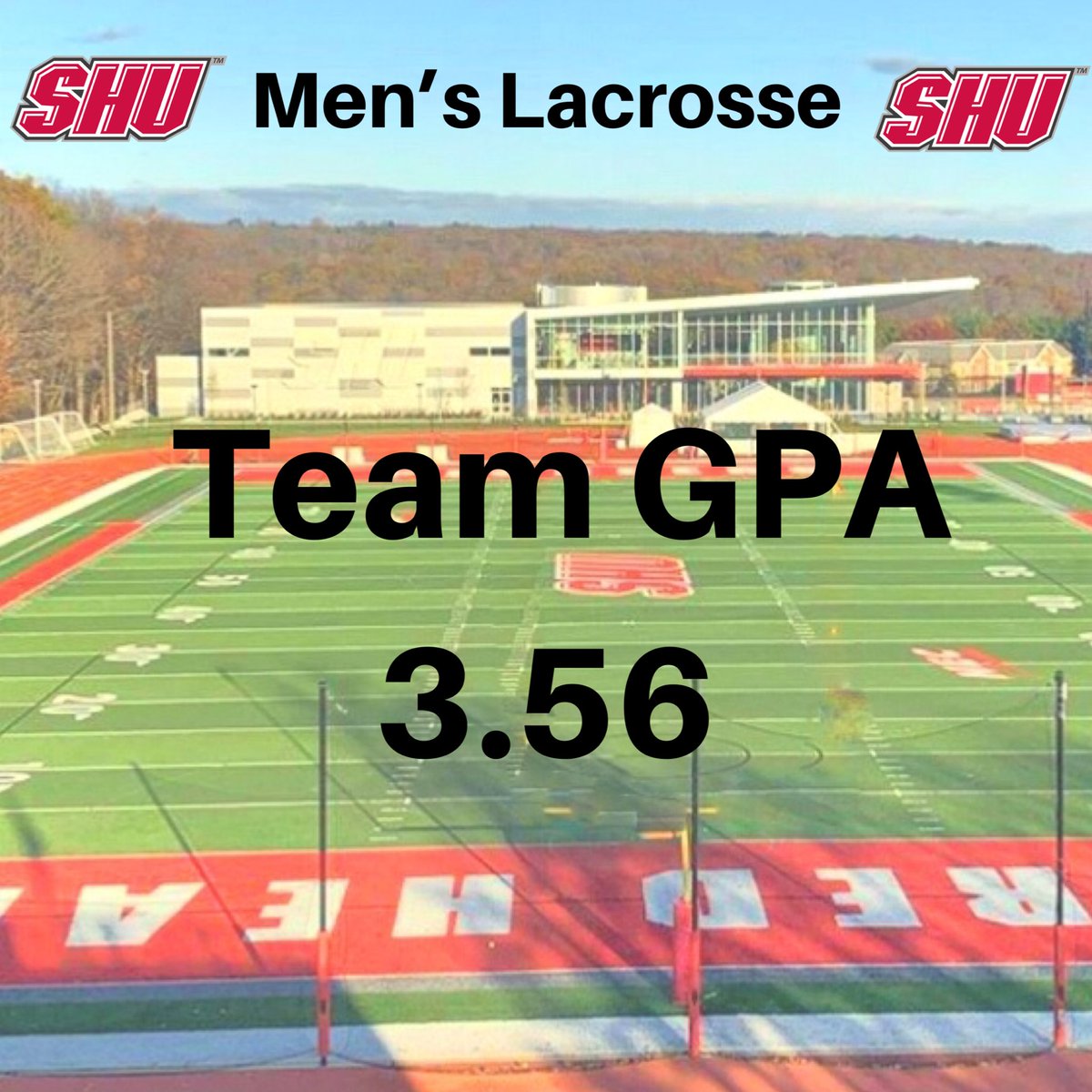 sacredheartmlax's tweet image. Great people and great students make for great lacrosse players. We have raised the bar again! This is 4 straight semester of a 3.4 team GPA or better! @SHUBigRed #WeAreSHU