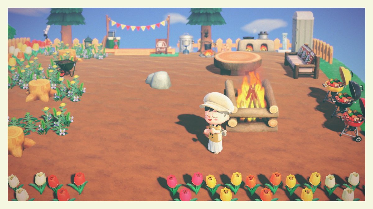 itinisansi_'s tweet photo. キャンプお気に入り♥

 #どうぶつの森 #AnimalCrossing #ACNH #NintendoSwitch https://t.co/m2vR7pSoA8