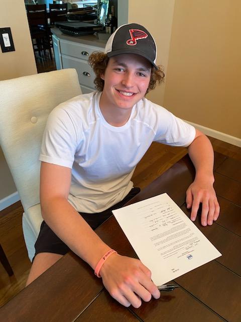 StLouisBlues's tweet photo. Congratulations to Barclay Plager's grandson, Joey Solimando of @JrBluesHockey, who recently signed a tender agreement with the NAHL's Jamestown Rebels. https://t.co/E3DPcDv7fc