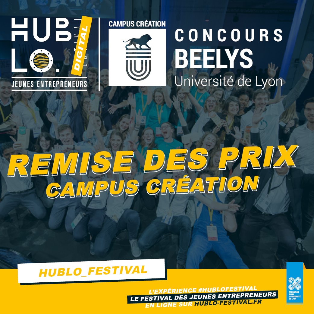 Pour suivre la cérémonie la cérémonie de remise des Prix Campus Création en direct 👉  
lnkd.in/eXn78Mn

L’équipe tient à remercier les partenaires, intervenants et mentors d’avoir suivi les candidats. Merci également à Grégor Ozbolt pour l’animation de la cérémonie 👏