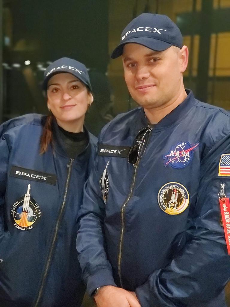 LucasJForrest's tweet photo. So excited!  One giant leap for the #launchamerica future!  @elonmusk @SpaceX @NASA https://t.co/UeYVKAdc3Q