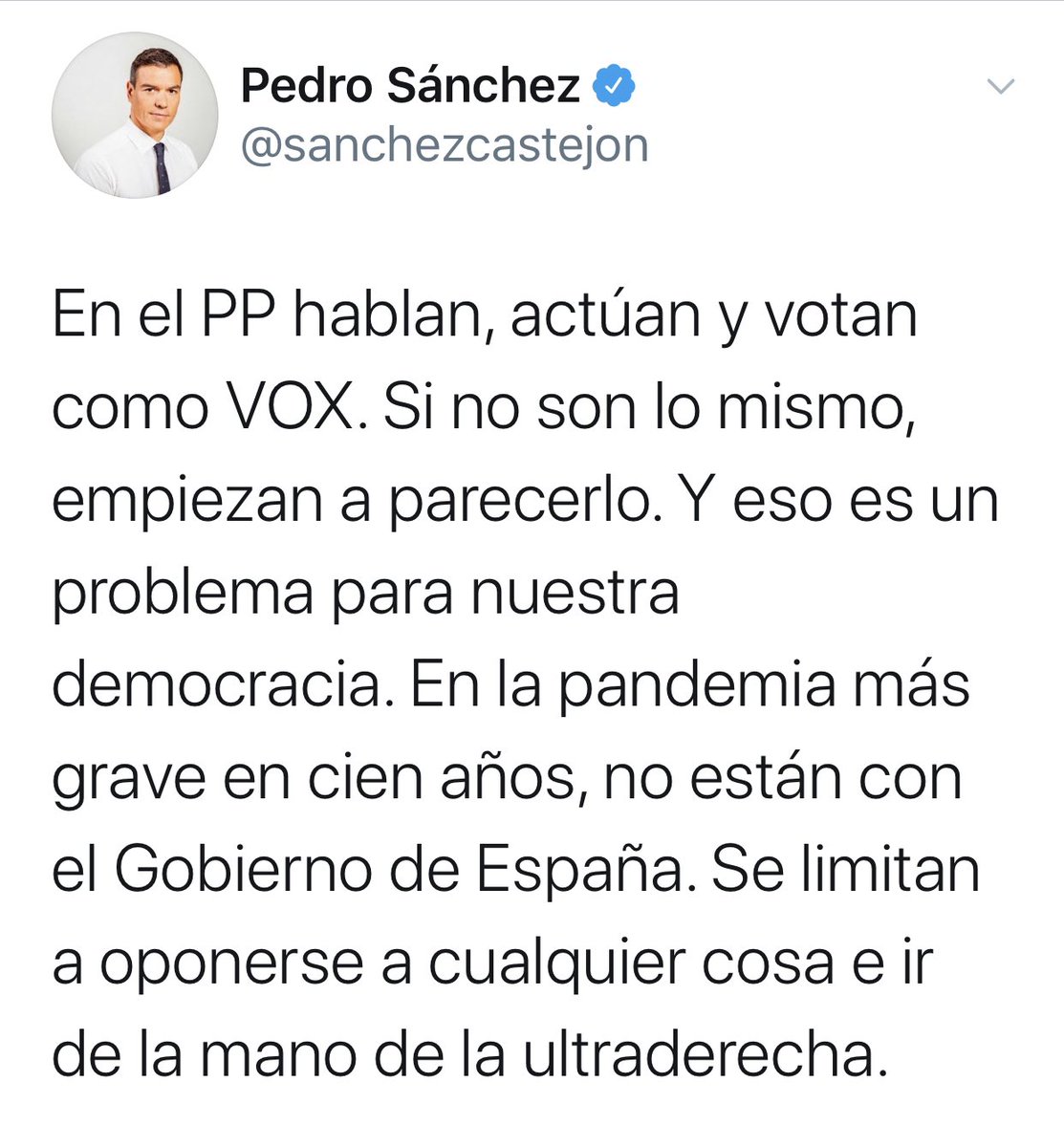 estebanmama's tweet photo. El PSOE habla, actúa y vota lo mismo que BILDU y los comunistas. Si no sois lo mismo, empezáis a parecerlo. Y eso si que es un problema gordo para nuestra democracia. #SanchezVeteYa https://t.co/DmROG0FPLd