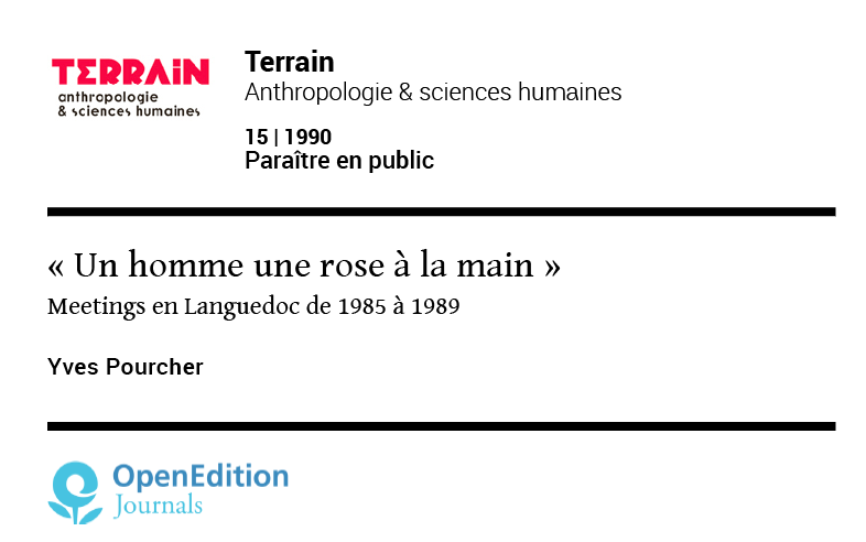 Menées au niveau local, régional ou dans d’autres cadres nationaux, d’autres recherches précieuses ont en commun de reposer sur un parti pris résolument ethnographique mais dont il est parfois difficile de tirer des enseignements généraux.