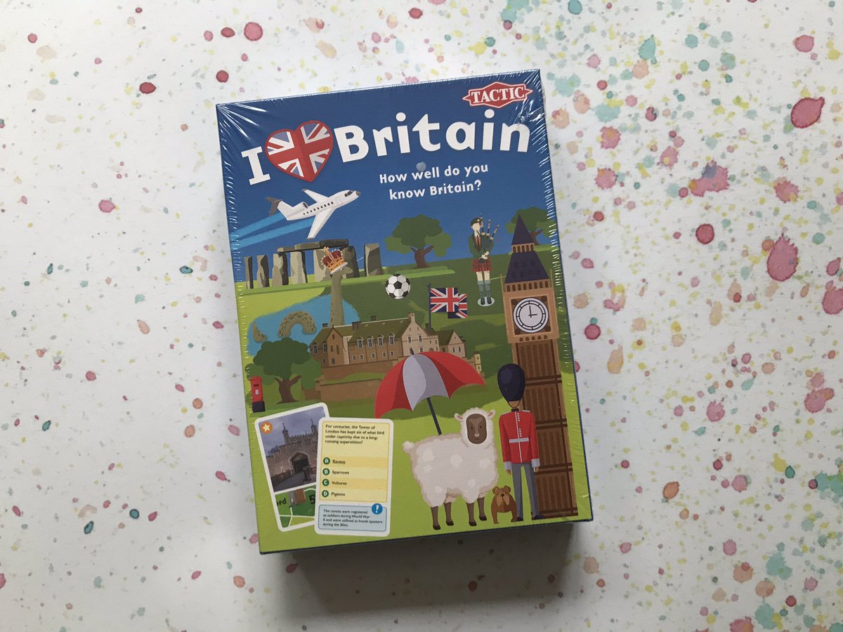 HodgePodgeDays's tweet photo. AD/gifted. What an end to the day! We’ve just had a cracking (and educational) game of I❤️Britain from @TacticGamesUK. We’ve all learned a little something and had a bit of a giggle too. Keep your eyes peeled for a full review on my blog soon! https://t.co/QxSH05Vw9L
