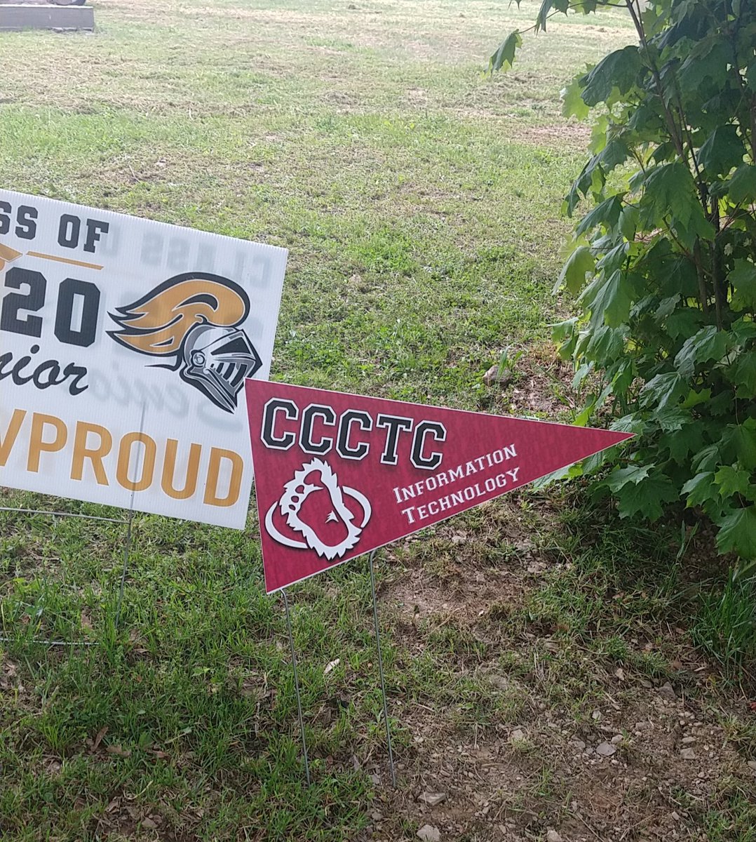 From the bottom of my heart, thank you to whoever put the <a href="/CCCTC1/">CCCTC</a> sign in my yard. It feels so wonderful that even if we're apart, were really all still together. #classof2020strong #ccctc #ApartNotAlone