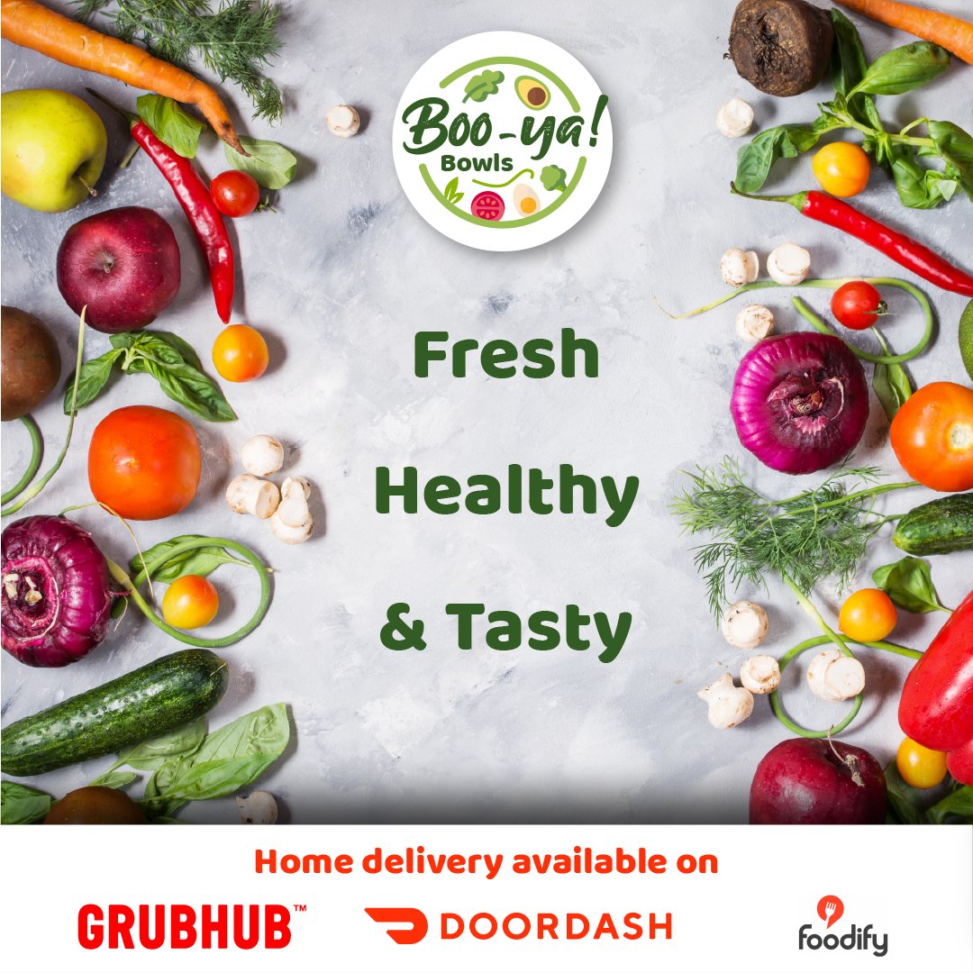 #Fresh #Healthy and #Tasty prove us wrong here 👉🏼 bit.ly/BooyaDD 👈🏼
.
.
.
#foodify #grubhub #postmates #doordash #grabfood #fresh #ubereats