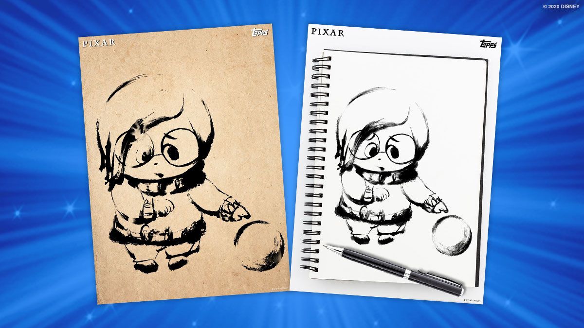 ToppsDisney's tweet image. 'Inside Out - Sketches' has to come to an end today... and we're pretty sad about it. 😭 Mainly because today's character is Sadness! No crying - just collecting! 😉 buff.ly/2z27hLu