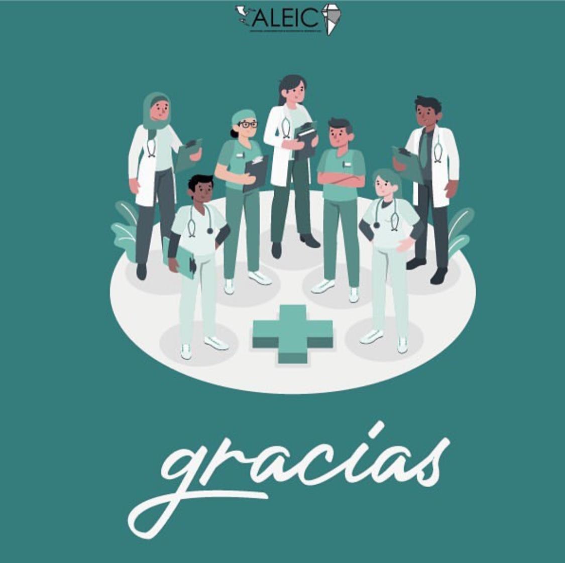 ALEICoficial's tweet photo. 👏🏼 En la ALEIC valoramos la valentía y esfuerzo del personal de salud  ¡Muchas gracias! #QuedateEnCasa #LaValentíaEsHermosa https://t.co/gj6HFhu1sF