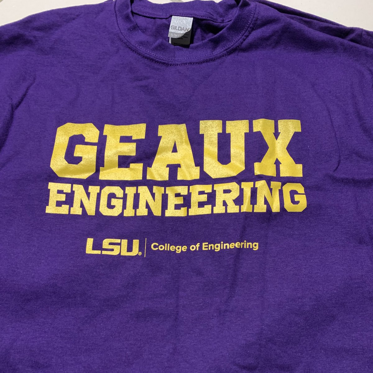 PrplGld's tweet photo. New t-shirts are in! My son graduates in December.
#GeauxEngineering #LSU20
#GeauxTigers #ChemE @tusdys https://t.co/3twfVasF6G