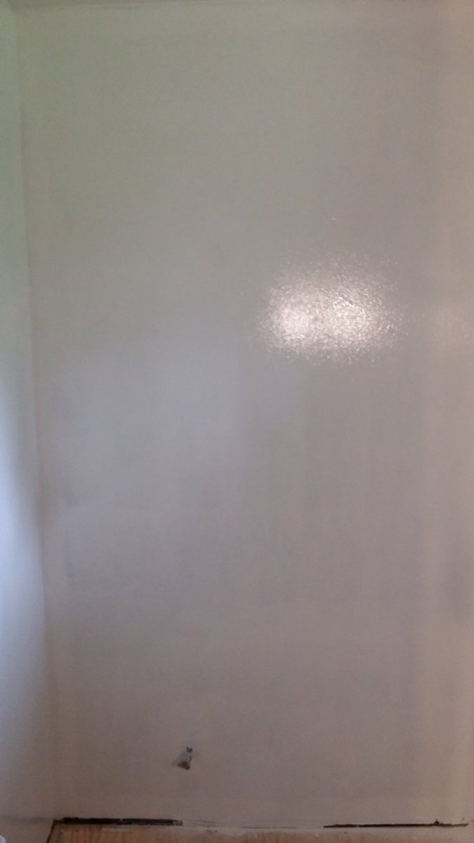 Current state of walls & ceiling 